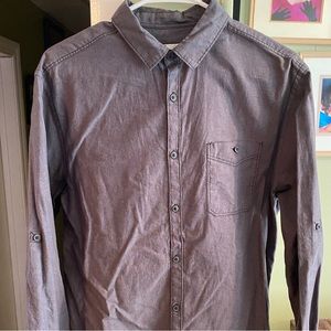 Grey Button up